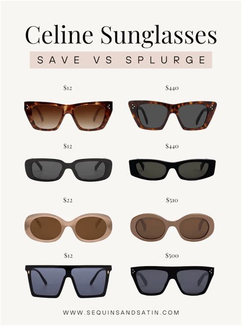 fake celine sunglasses bridge|5 Best Celine Sunglasses Dupes From Amazon! .